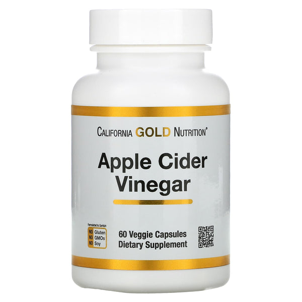 California Gold Nutrition, Apple Cider Vinegar, 60 Veggie Capsules