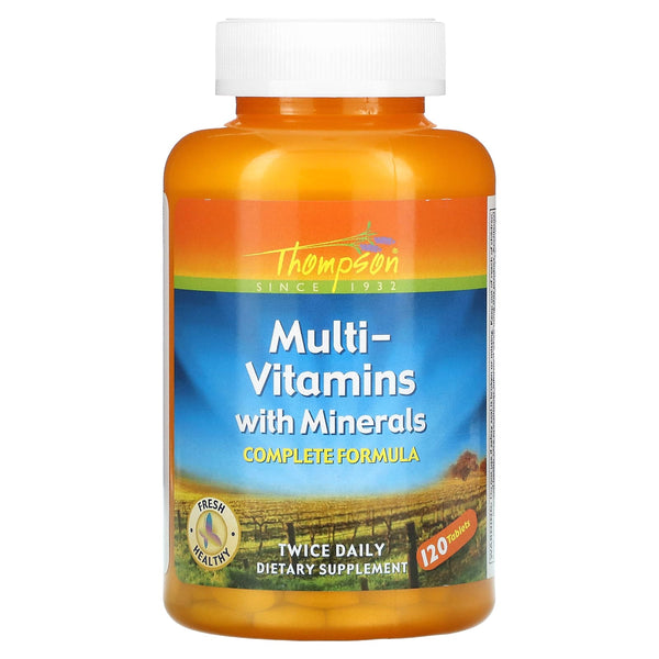 Thompson, MultiVitamins with Minerals, 120 Tablets