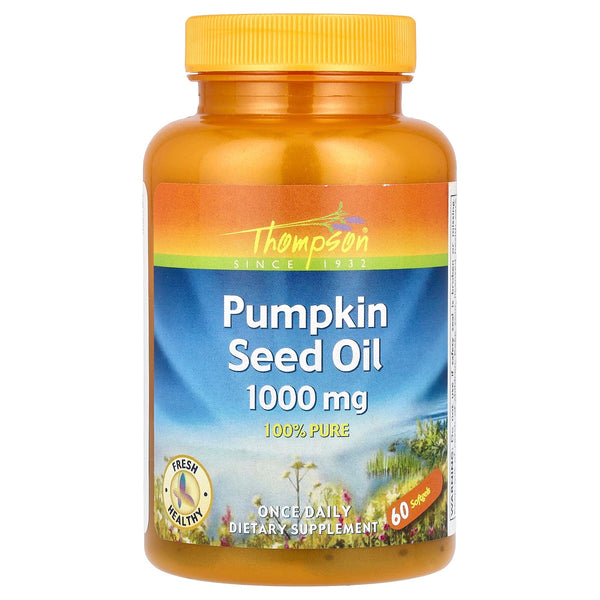 Thompson, Pumpkin Seed Oil, 1,000 mg, 60 Softgels