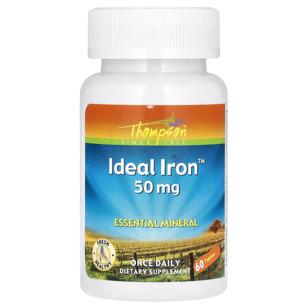 Thompson, Ideal Iron, 50 mg, 60 Tablets