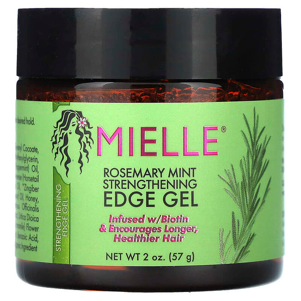 Mielle, Rosemary Mint Strengthening Edge Gel, 2 oz (57 g)