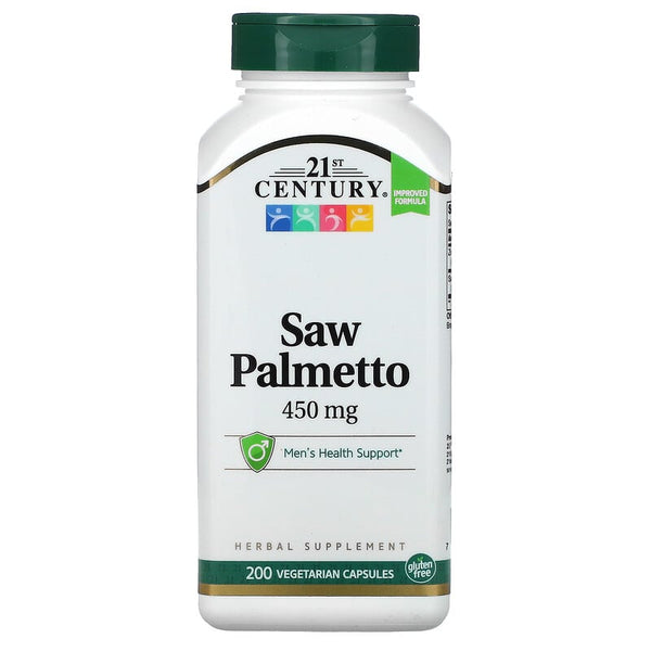 21st Century, Saw Palmetto, 450 mg, 200 Vegetarian Capsules