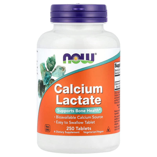 NOW Foods, Calcium Lactate, 250 Tablets