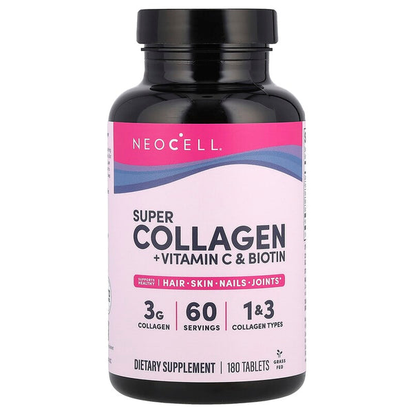 NeoCell, Super Collagen, + Vitamin C & Biotin, 180 Tablets