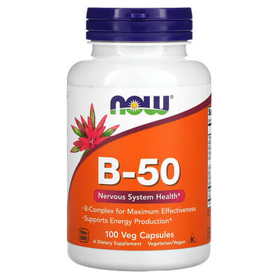 NOW Foods, B-50, 100 Tablets