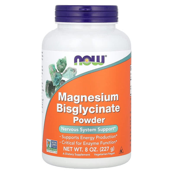 NOW Foods, Magnesium Bisglycinate Powder, 227 g