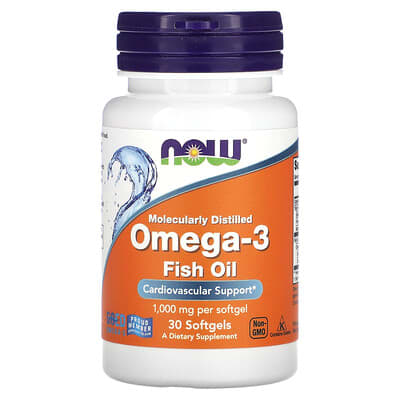 NOW Foods, Omega-3, 2,000 mg, 30 Softgels