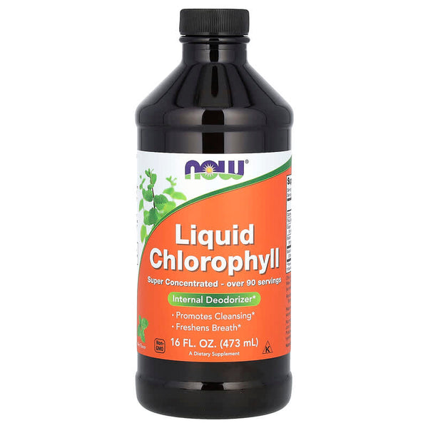 NOW Foods, Liquid Chlorophyll, Mint , 473 ml