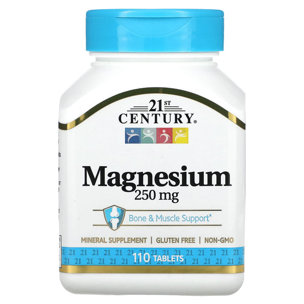 21st Century, Magnesium, 250 mg, 110 Tablets