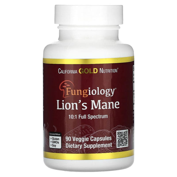 California Gold Nutrition, Lion's Mane, 90 PlantCaps