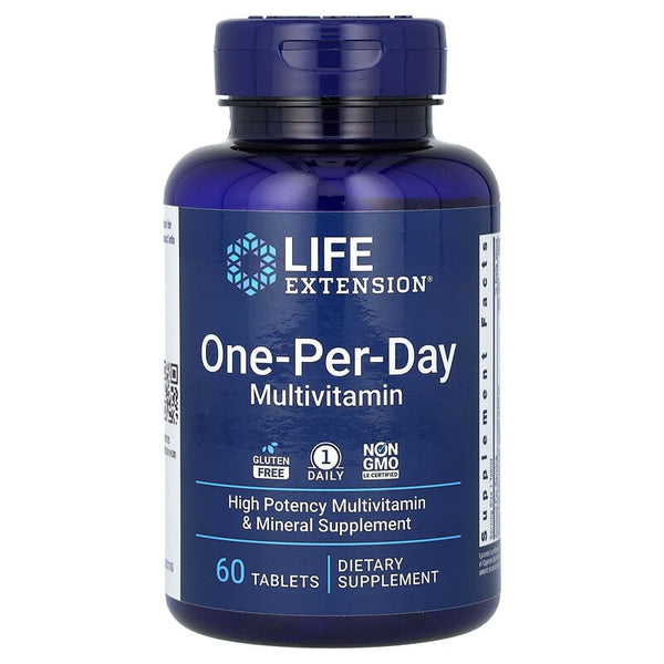 Life Extension, One-Per-Day Multivitamin, 60 Tablets