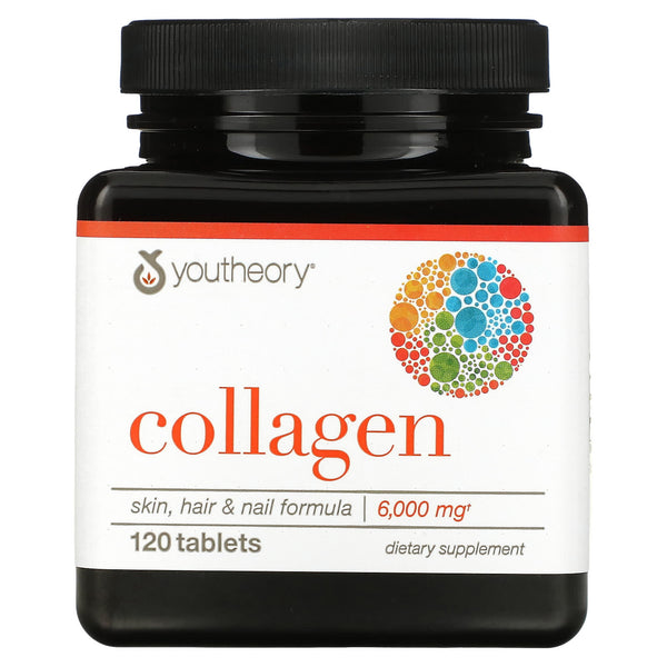 Youtheory, Collagen, 6,000 mg, 120 Tablets