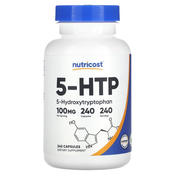 Nutricost, 5-HTP, 100 mg, 240 Capsules