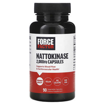 Force Factor Nattokinase - 2,000 FU - 90 Vegetable Capsules
