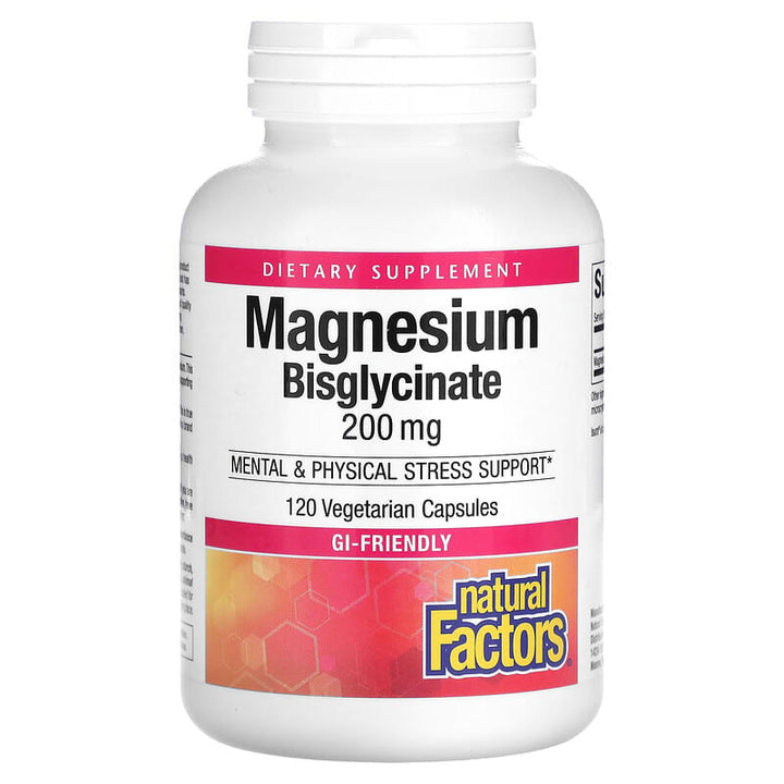 Natural Factors Magnesium Bisglycinate 200 Mg 120 Vegetarian Capsul natural-factors-magnesium-bisglycinate-200-mg-120-vegetarian-capsul