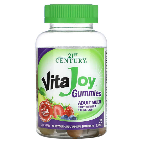 21st Century, VitaJoy Gummies, Adult Multivitamin, Fruit Flavor, 75 Gummies