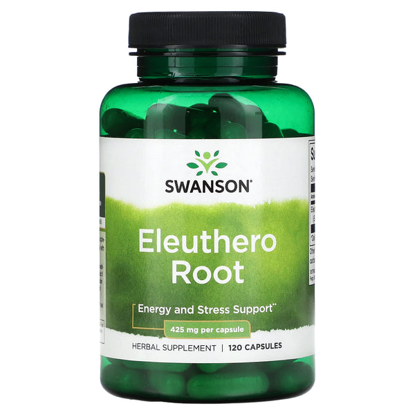 Swanson, Eleuthero Root, ginseng, 425 mg, 120 Capsules