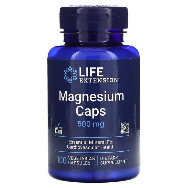 Life Extension, Magnesium Caps , 500 mg, 100 Vegetarian Capsules