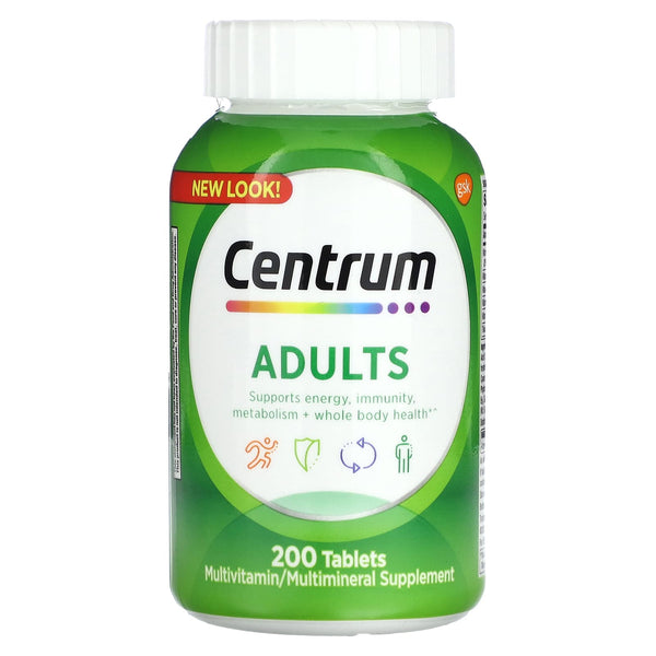 Centrum, Adults Multivitamins , 200 Tablets