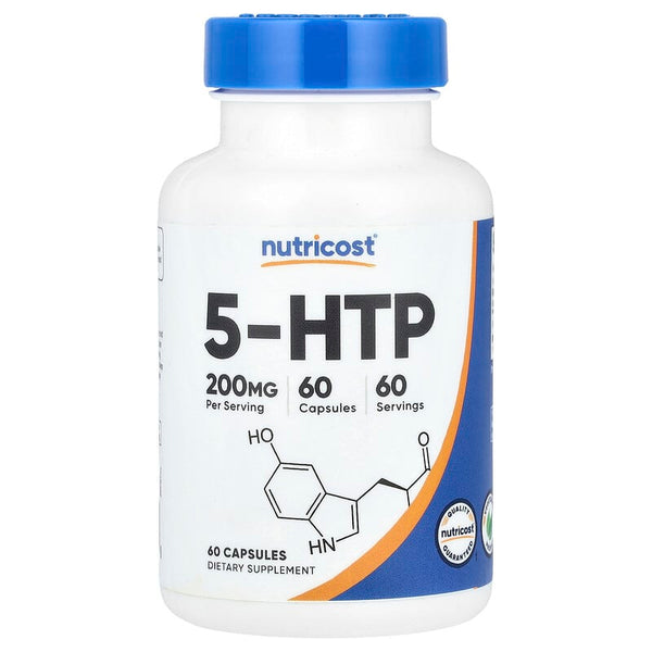 Nutricost, 5-HTP, 200 mg, 60 Capsules