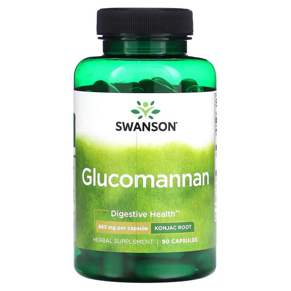 Swanson, Glucomannan, 665 mg, 90 Capsules