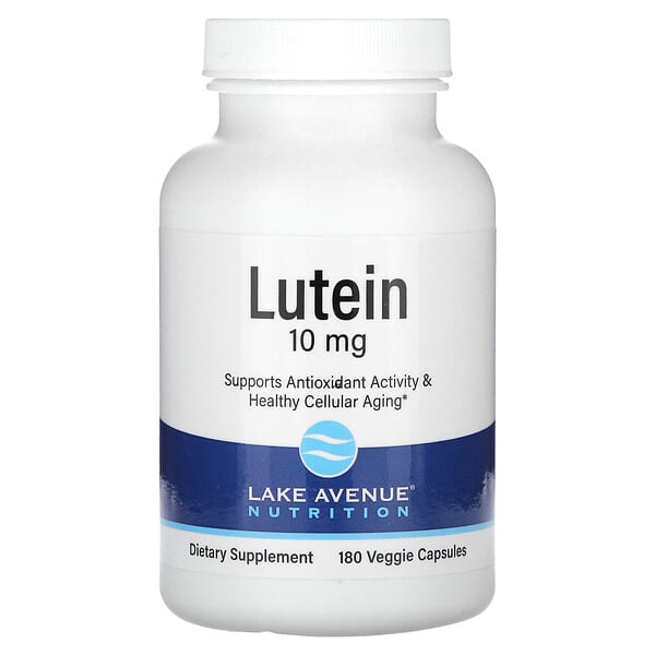 Lake Avenue Nutrition, Lutein, 10 mg, 180 Veggie Capsules